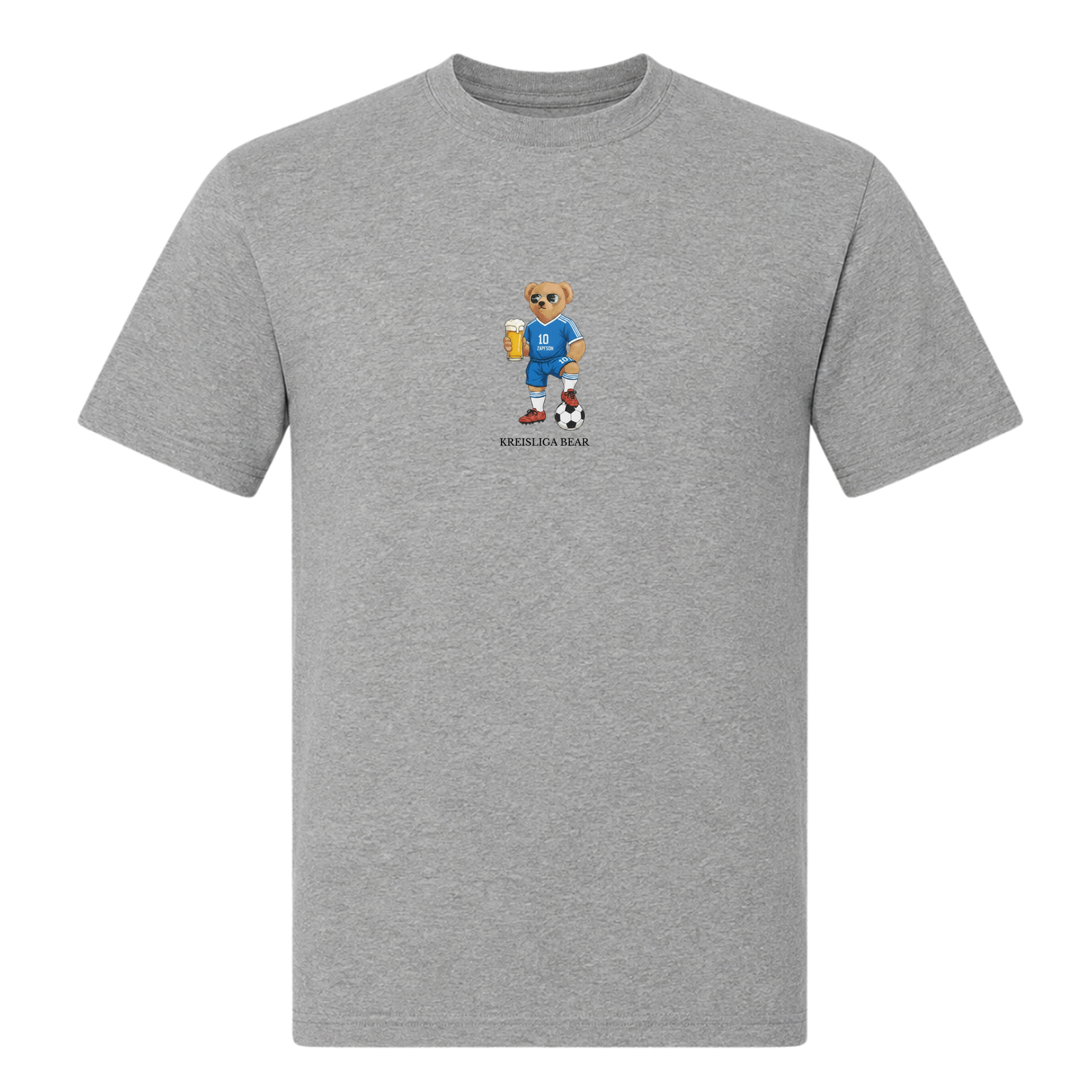 Kreisliga Bear - T-Shirt - Grey Melange
