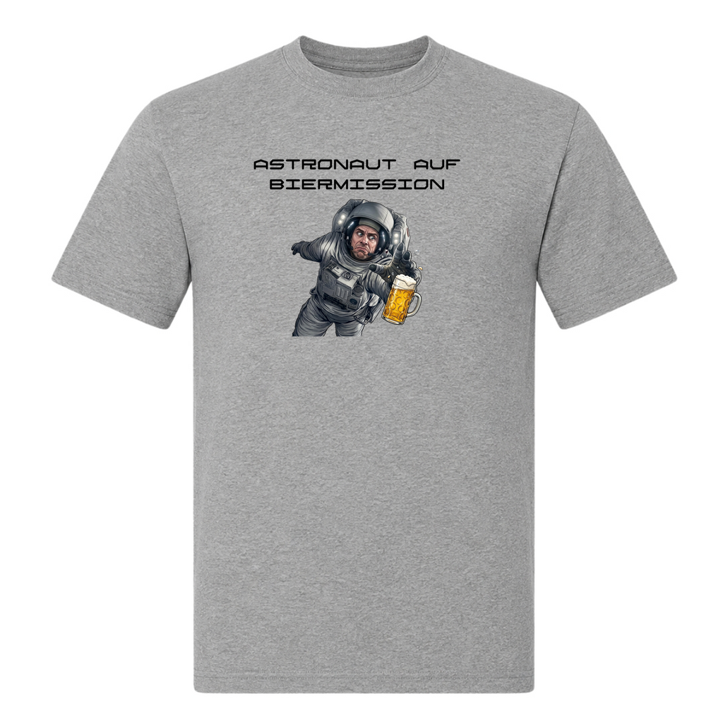 Biermission - T-Shirt - Grey Melange