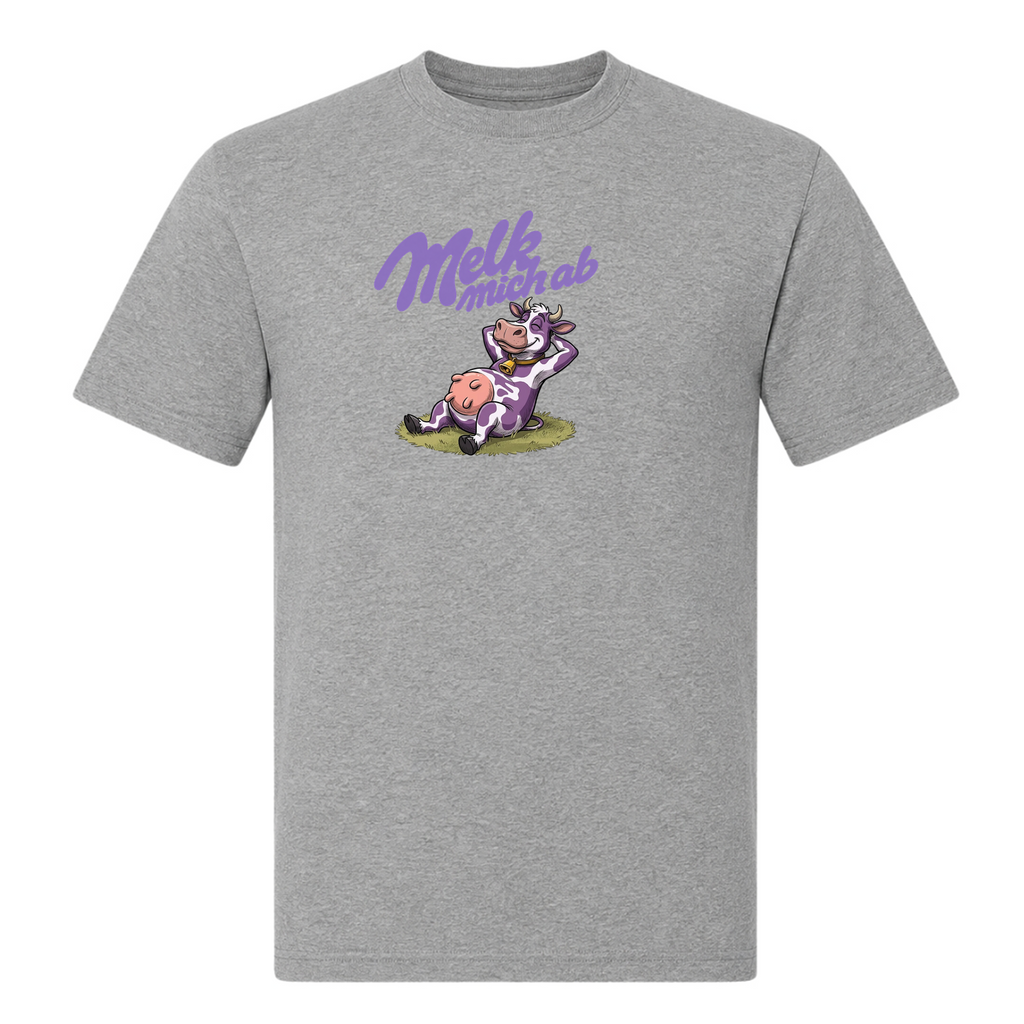 Melk mich - T-Shirt - Grey Melange