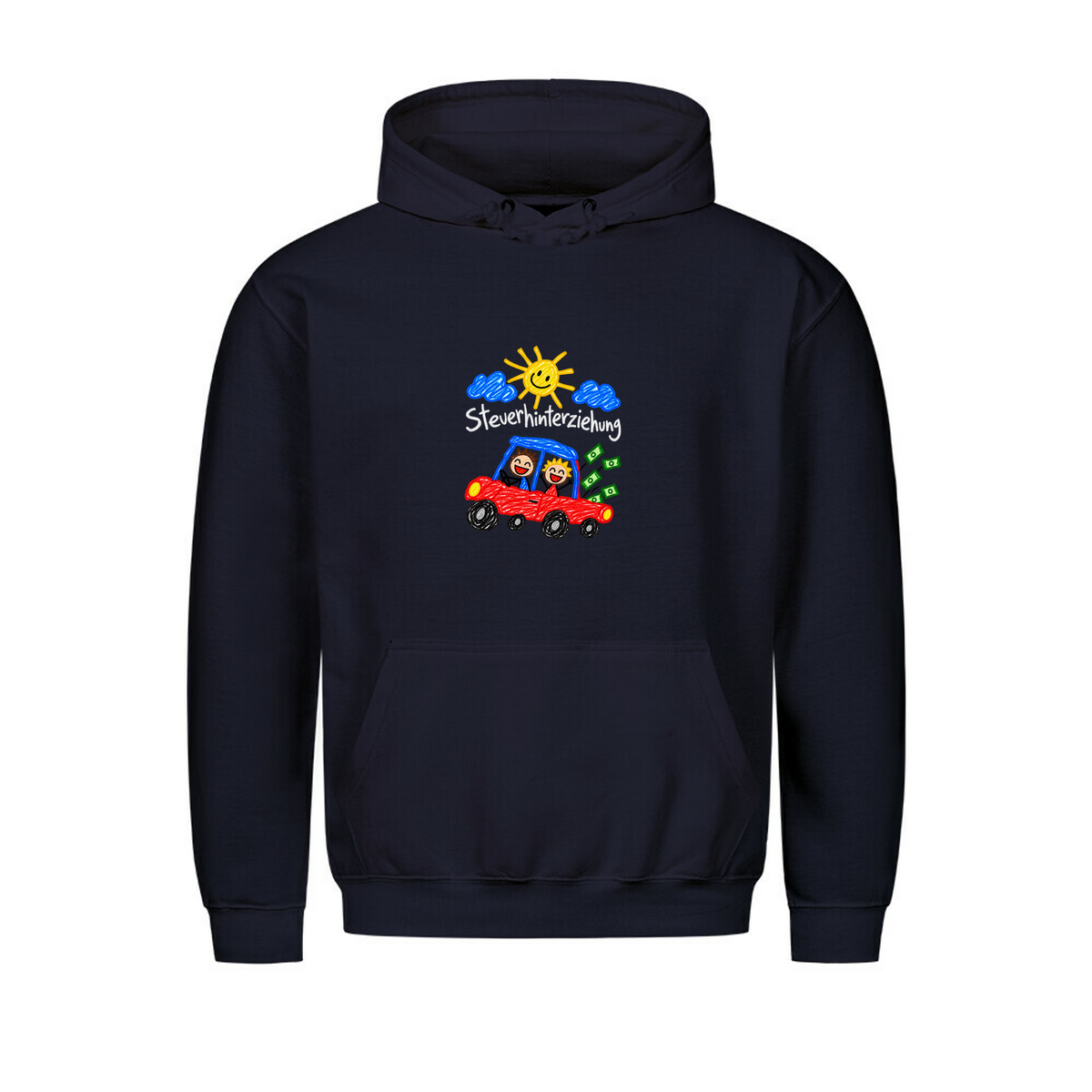 Steuerhinterziehung - Hoodie - French Navy