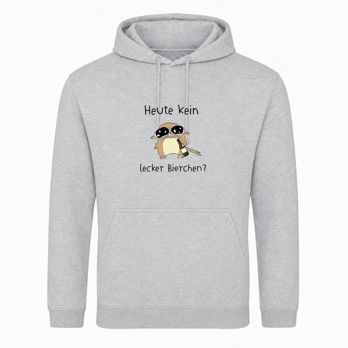 Kein Lecker Bierchen - Hoodie -  Heather Grey