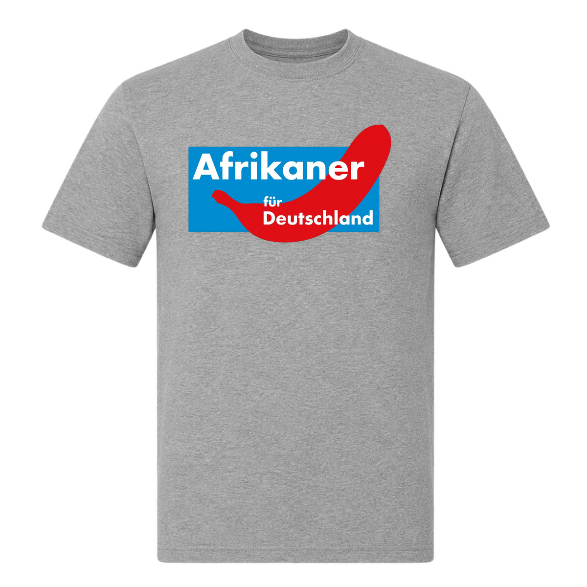 Afrika für Deutschland - T-Shirt - Grey Melange