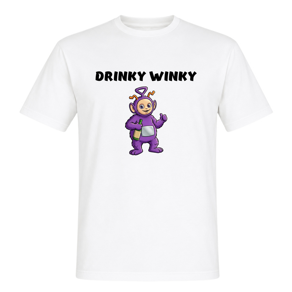 Drinky Winky - T-Shirt - White
