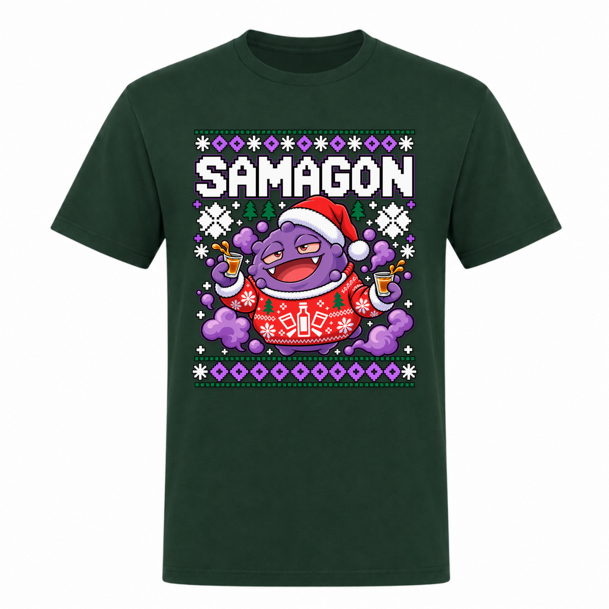 SAMAGON - T-Shirt - Bottle Green