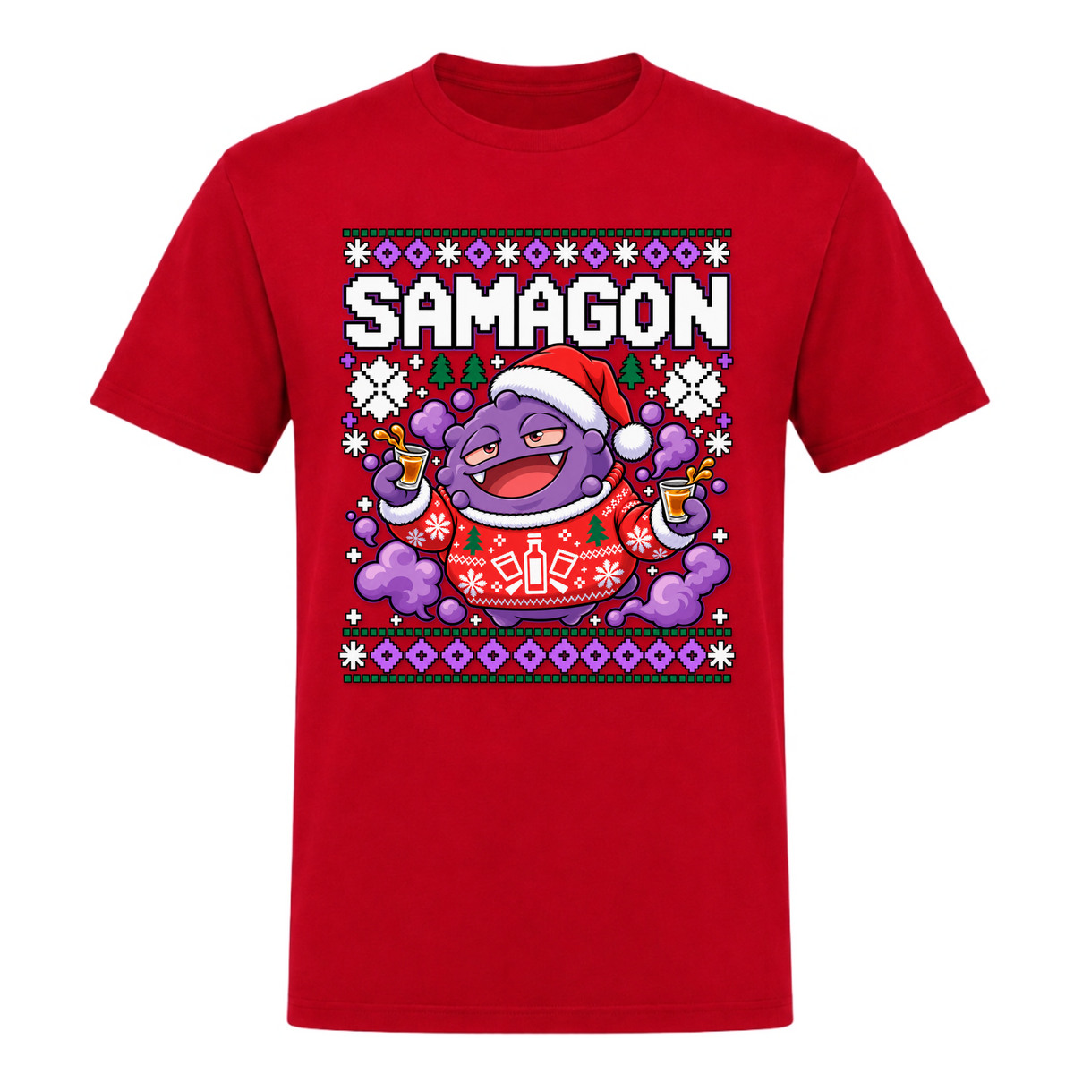 SAMAGON - T-Shirt - rot