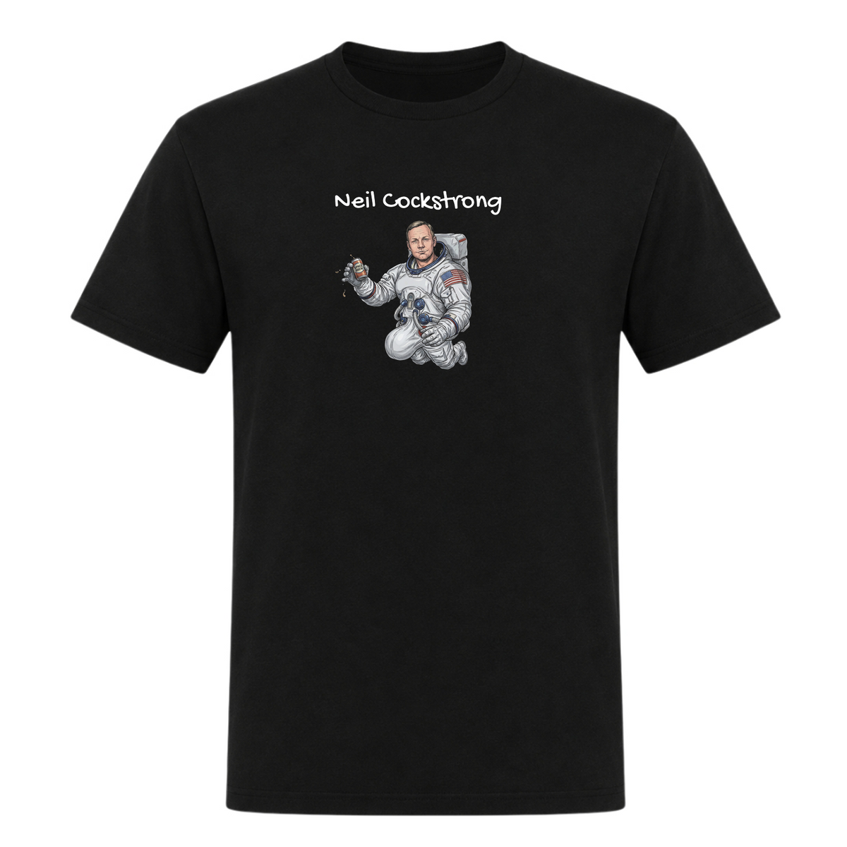 Neil - T-Shirt - Deep Black