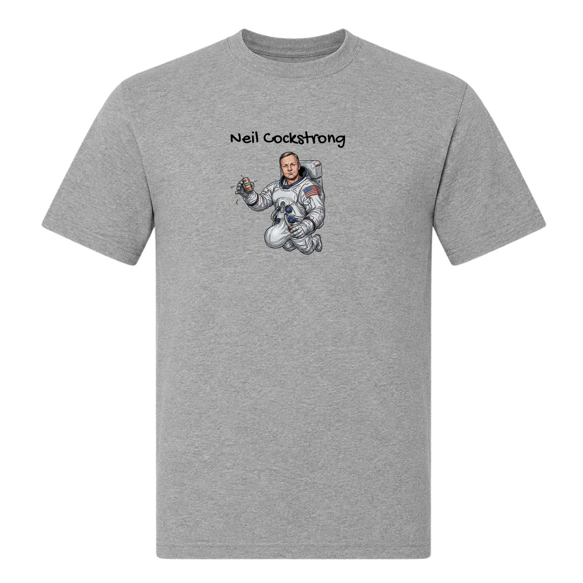 Neil - T-Shirt - Grey Melange