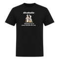 Alcoholix - T-Shirt - Deep Black