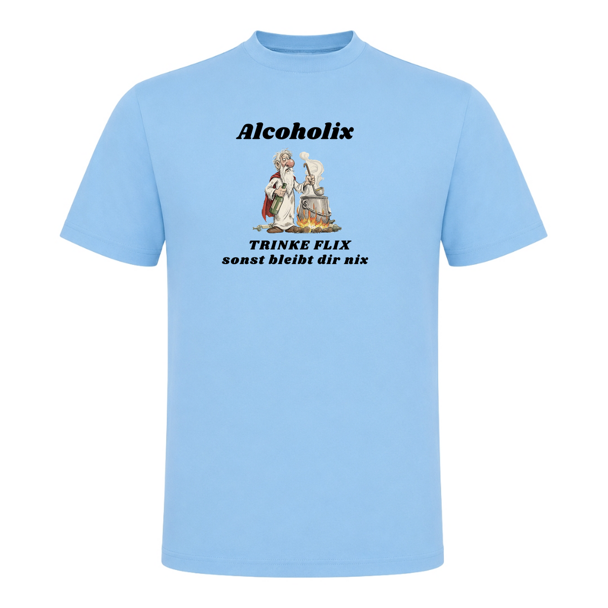 Alcoholix - T-Shirt - Sky Blue