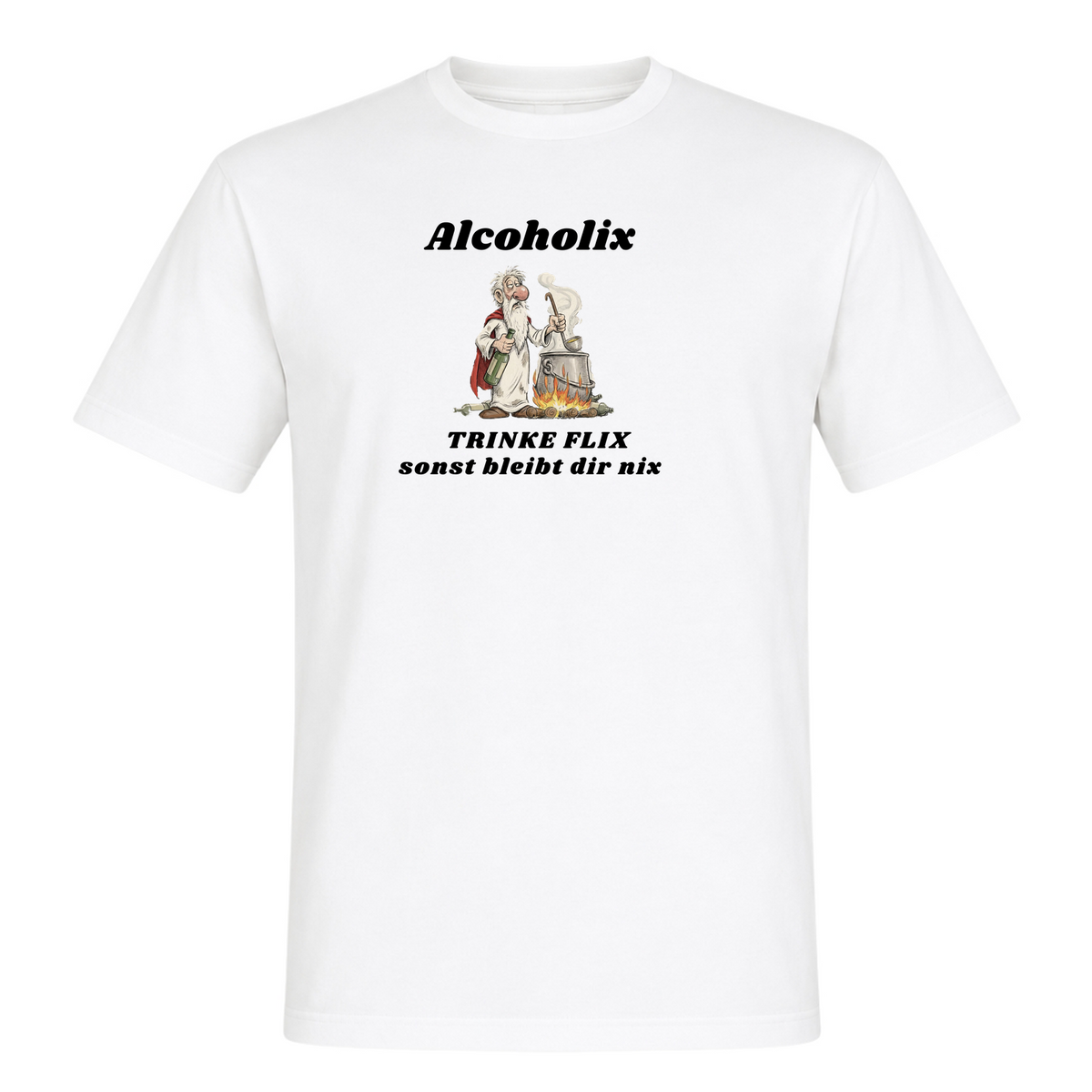 Alcoholix - T-Shirt - White
