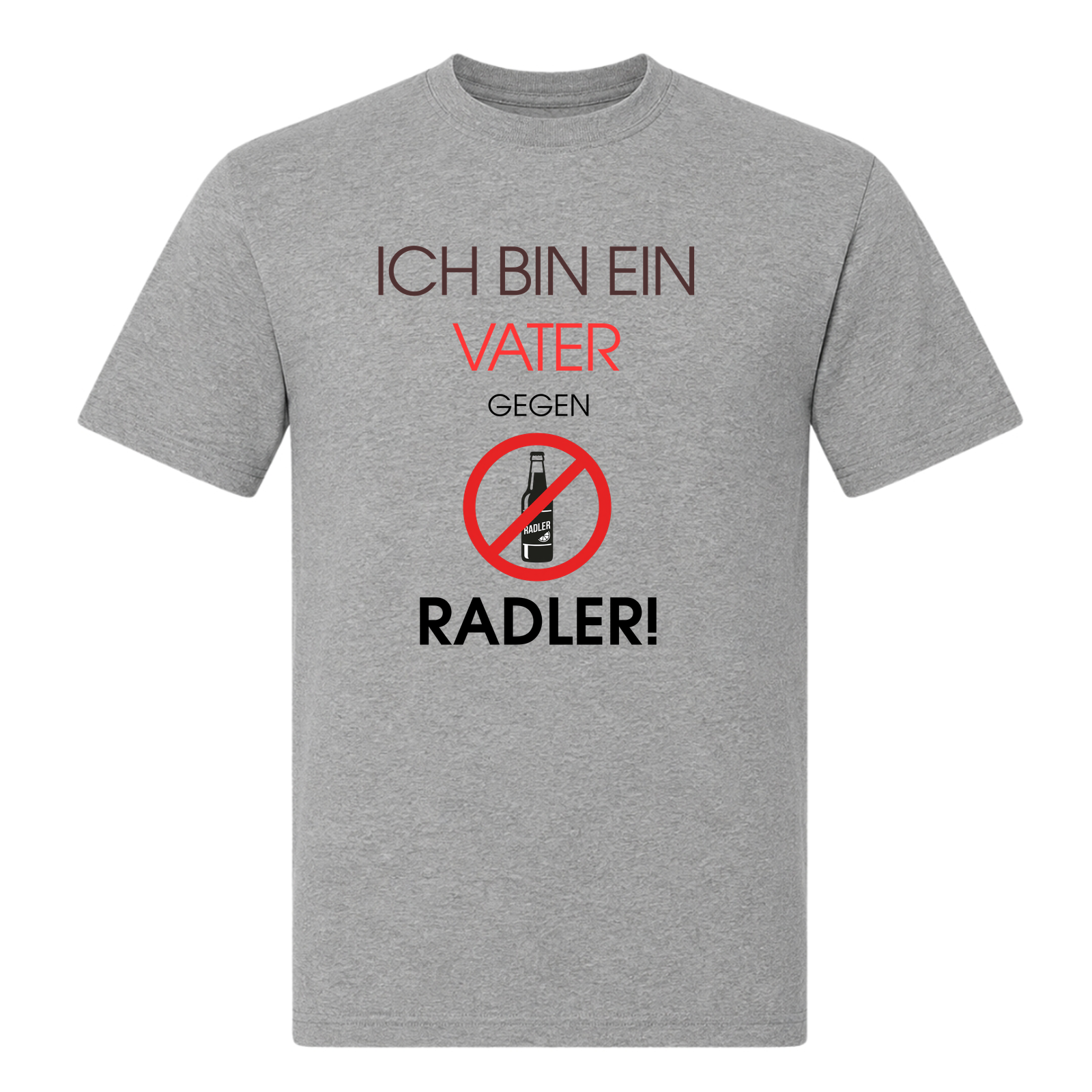 Ich bin ein Vater - T-Shirt - Grey Melange