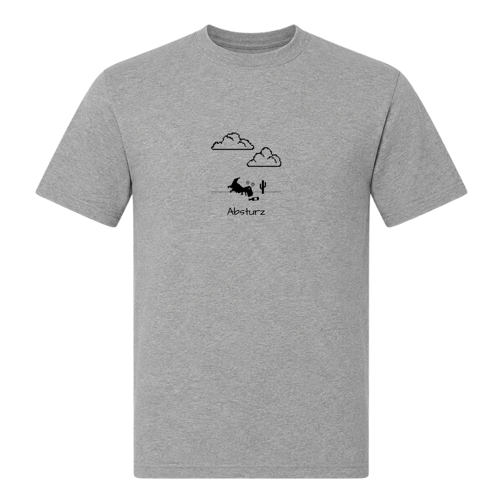 Absturz-T-Shirt - Grey Melange