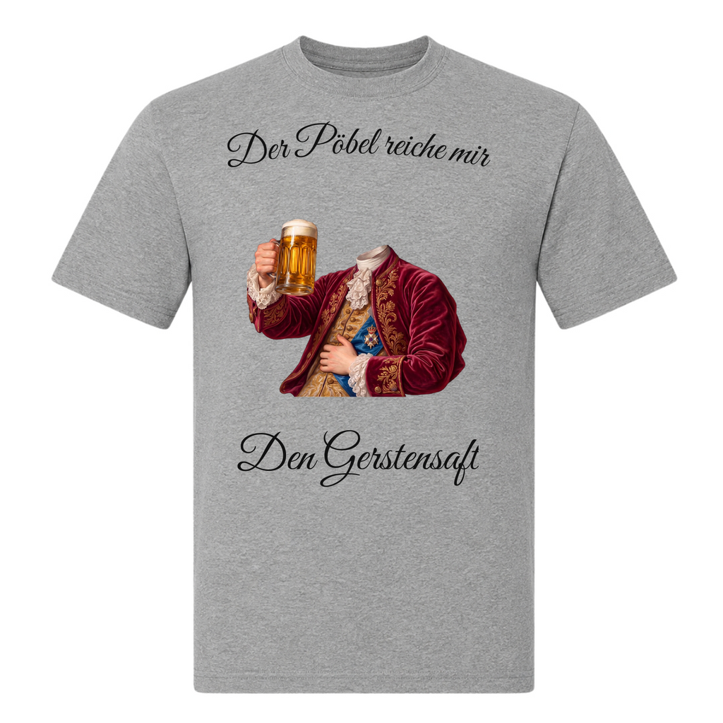 Der Pöbel Personaliserbar - Tshirt - Grey Melange