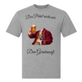 Der Pöbel Personaliserbar - Tshirt - Grey Melange