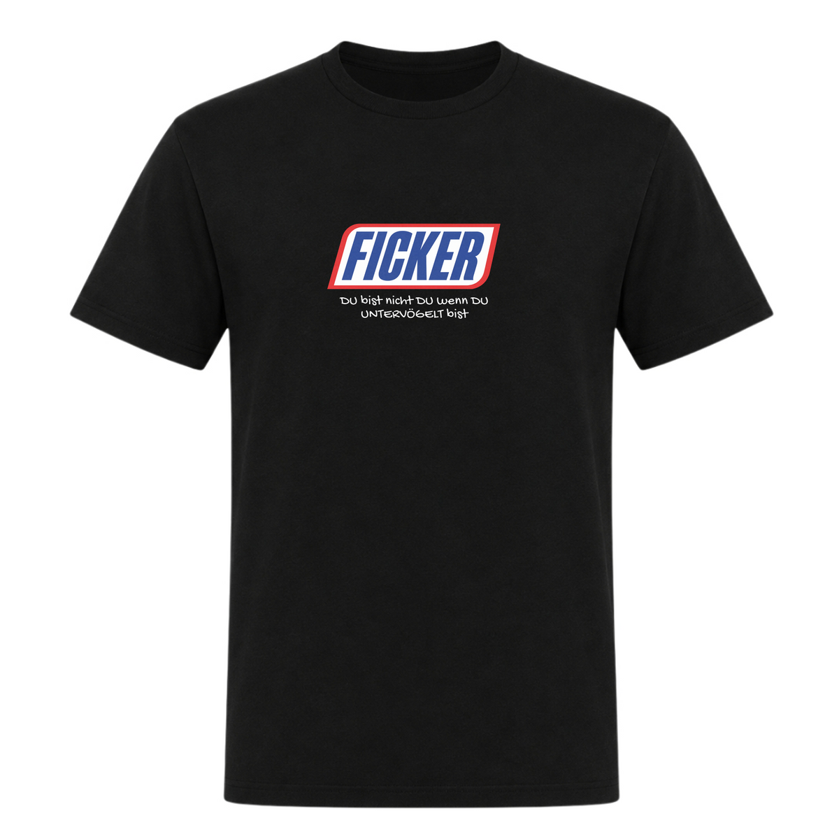 Ficker-T-Shirt - Deep Black
