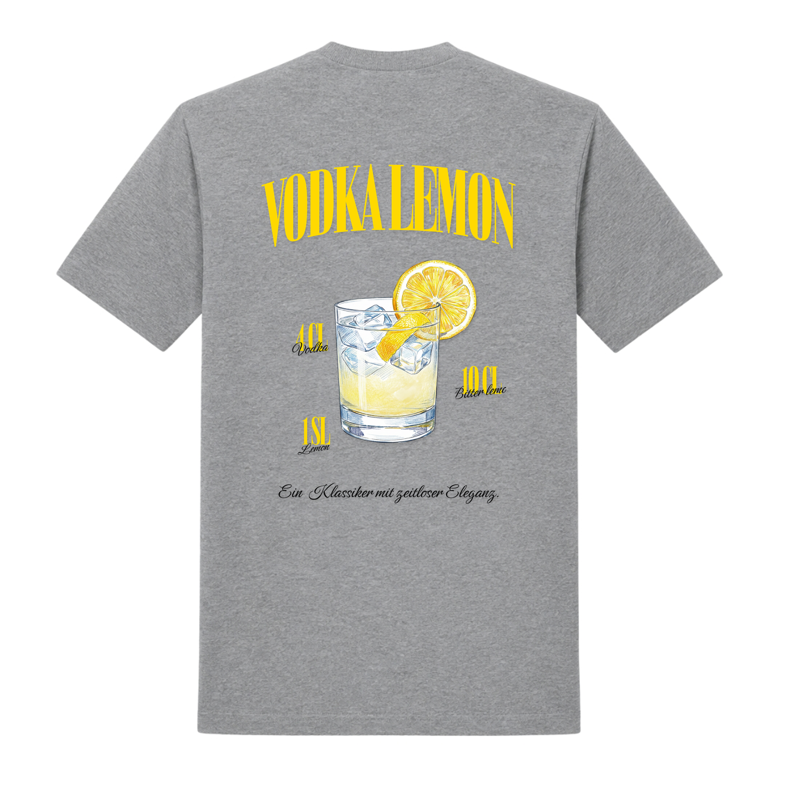 Vodkalemon-T-Shirt - Grey Melange