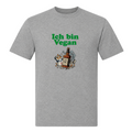 Ich bin Vegan-T-Shirt - Grey Melange