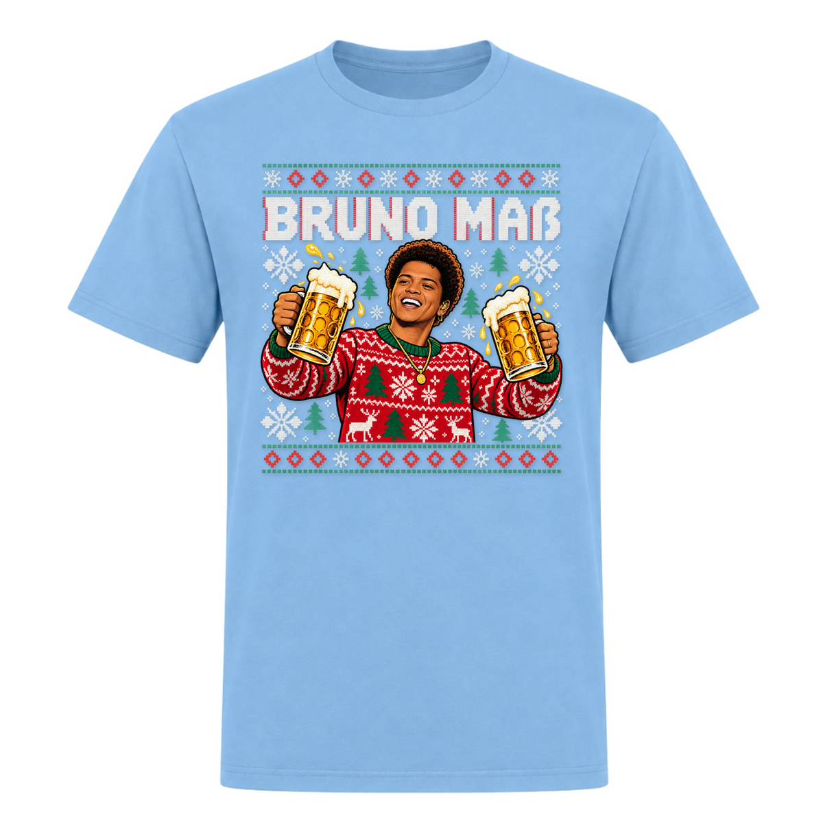 Bruno Maß - T-Shirt - Sky Blue