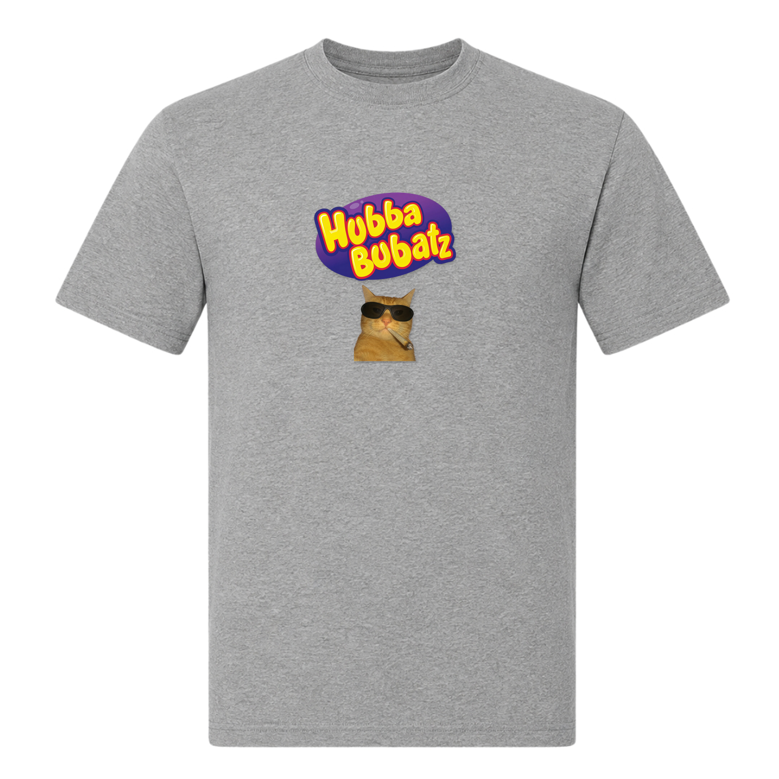 Hubba Bubatz-T-Shirt - Grey Melange