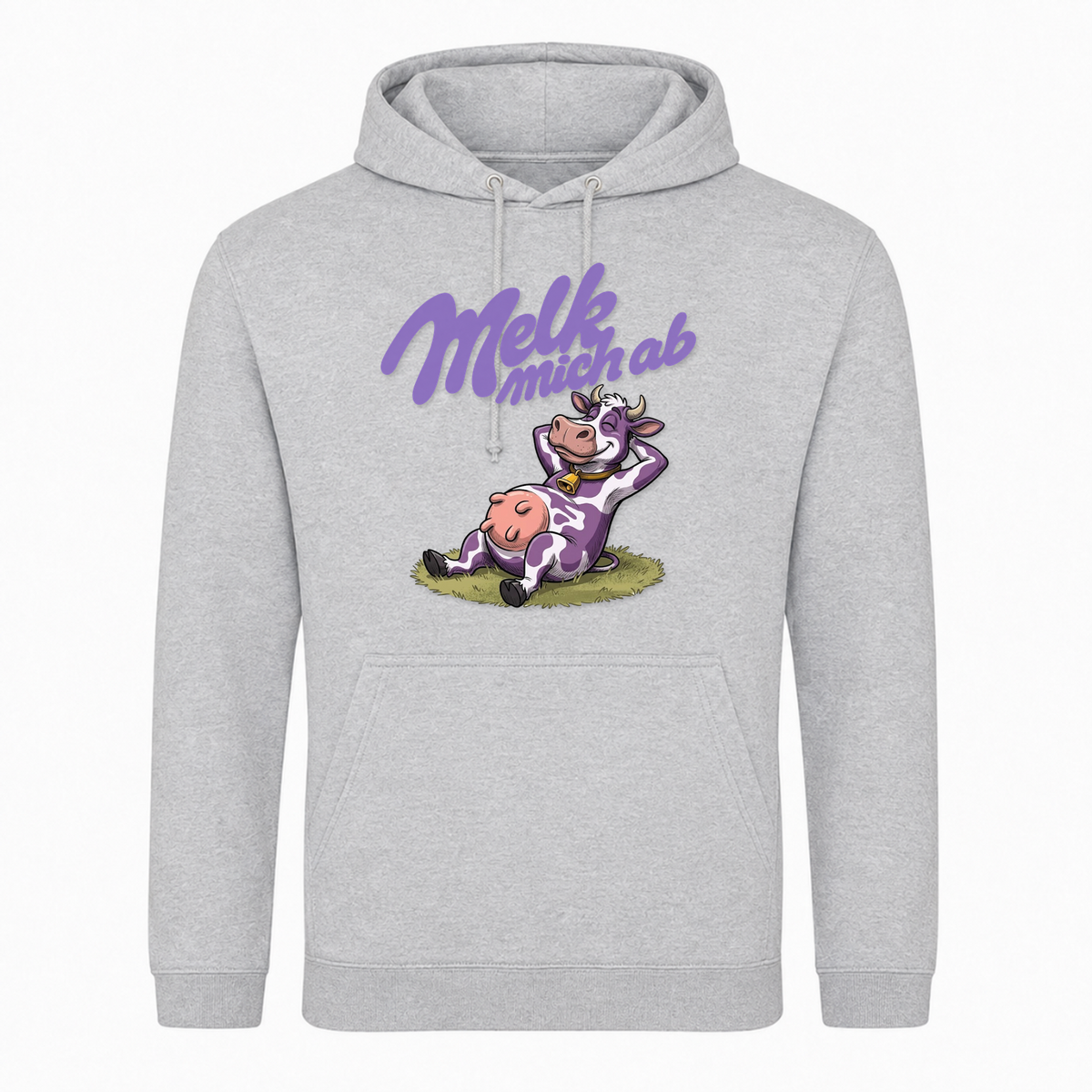 Melk mich - Hoodie -  Heather Grey