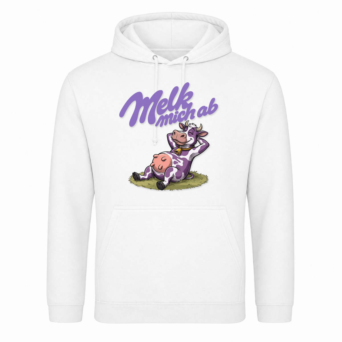 Melk mich - Hoodie - Weiß