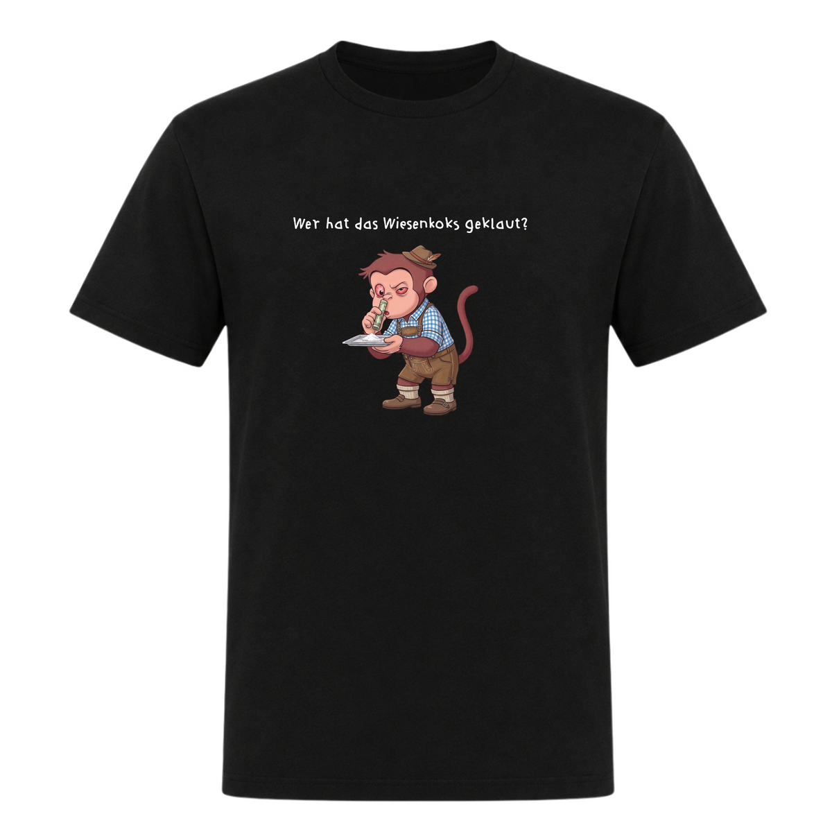 Wer hat das Wiesenkoks - T-Shirt - Deep Black