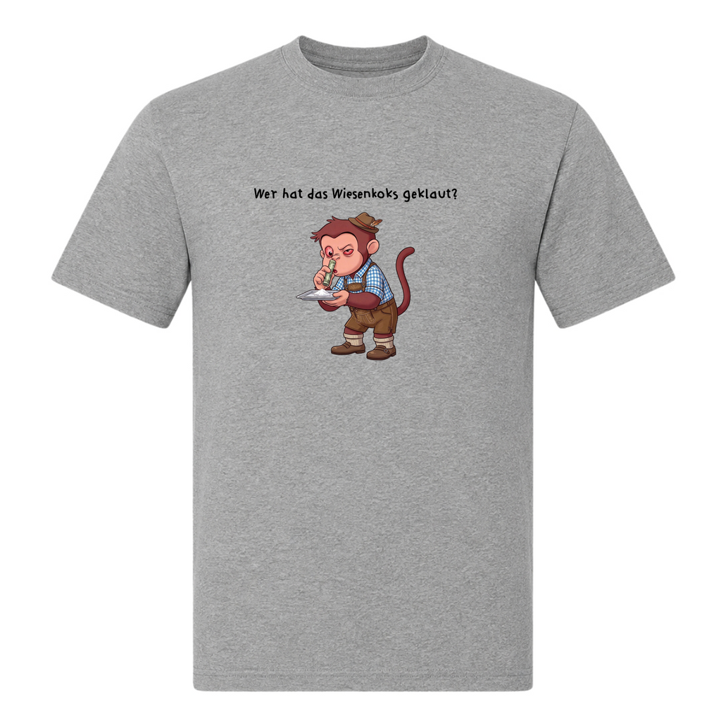Wer hat das Wiesenkoks - T-Shirt - Grey Melange