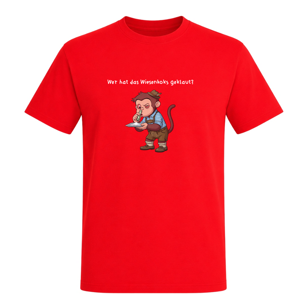 Wer hat das Wiesenkoks - T-Shirt - Red