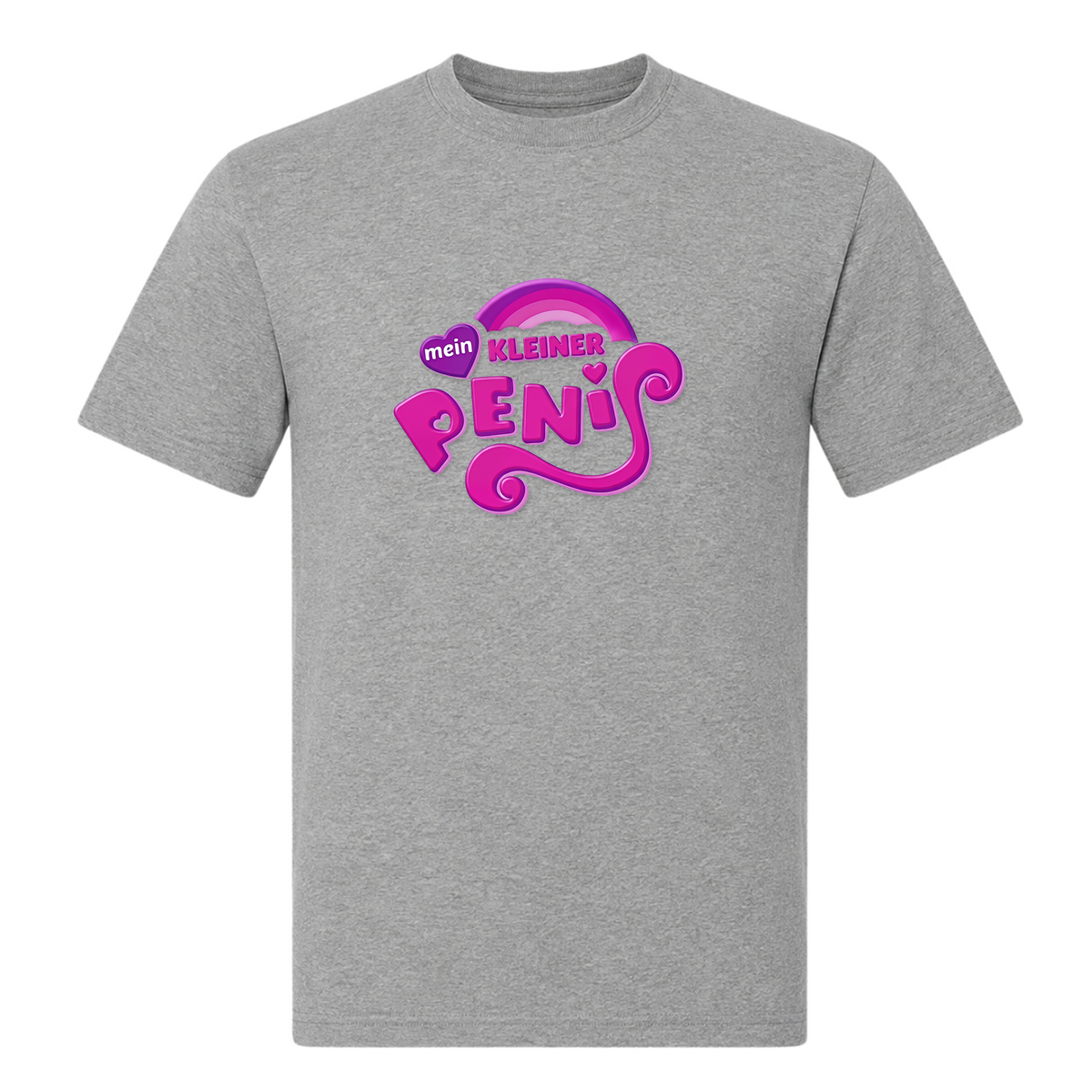 Mein Kleiner Penis-T-Shirt - Grey Melange