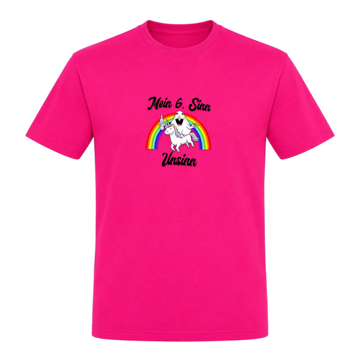 Mein 6ter Sinn-T-Shirt - Fuchsia