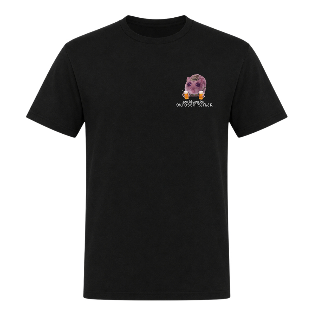 Zertifizierter Oktoberfest - T-Shirt - Deep Black