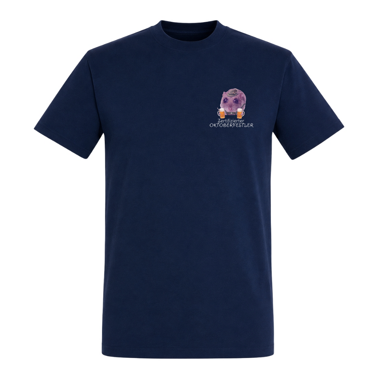 Zertifizierter Oktoberfest - T-Shirt - French Navy