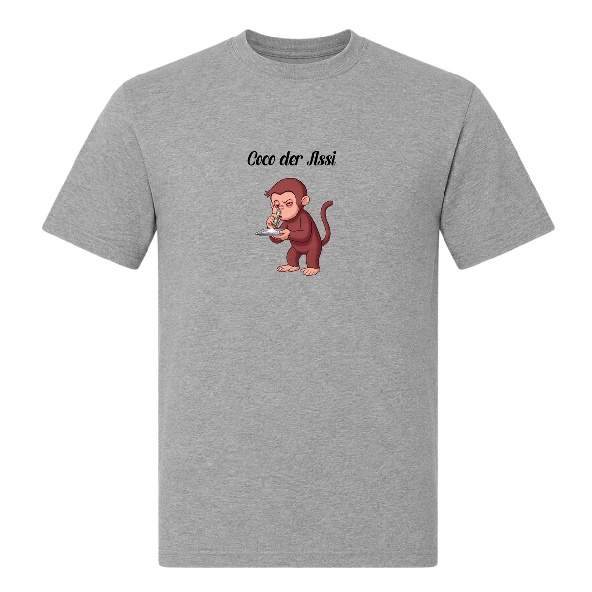 Coco der Assi - T-Shirt - Grey Melange