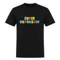 Super Depressiv- T-Shirt - Deep Black