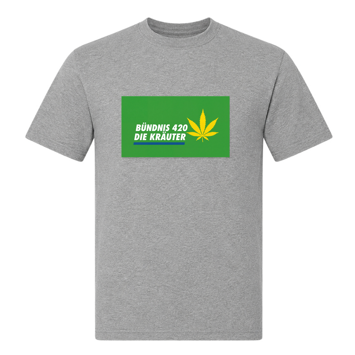 Bündnis 420-T-Shirt - Grey Melange