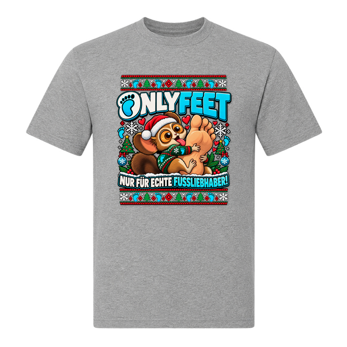 Only Feet - T-Shirt - grey melange