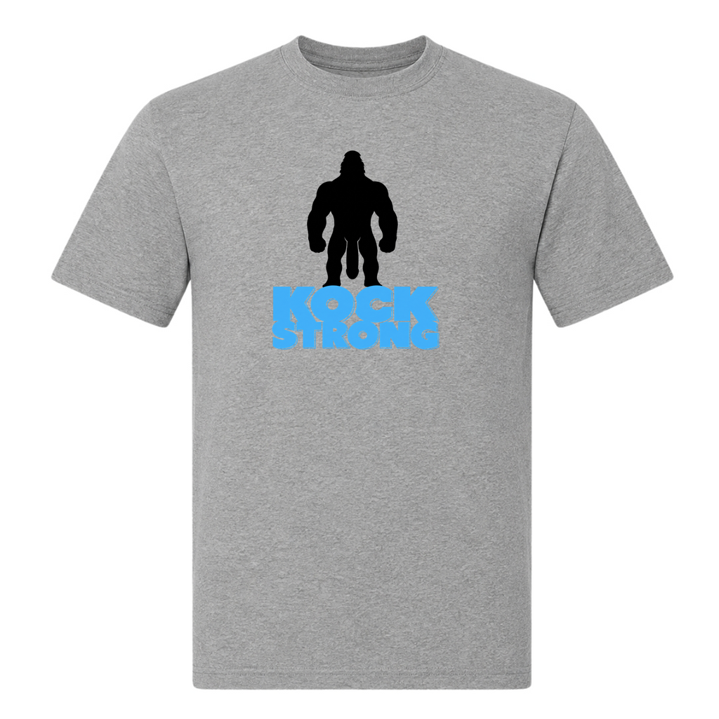 KockStrong - T-Shirt - Grey Melange