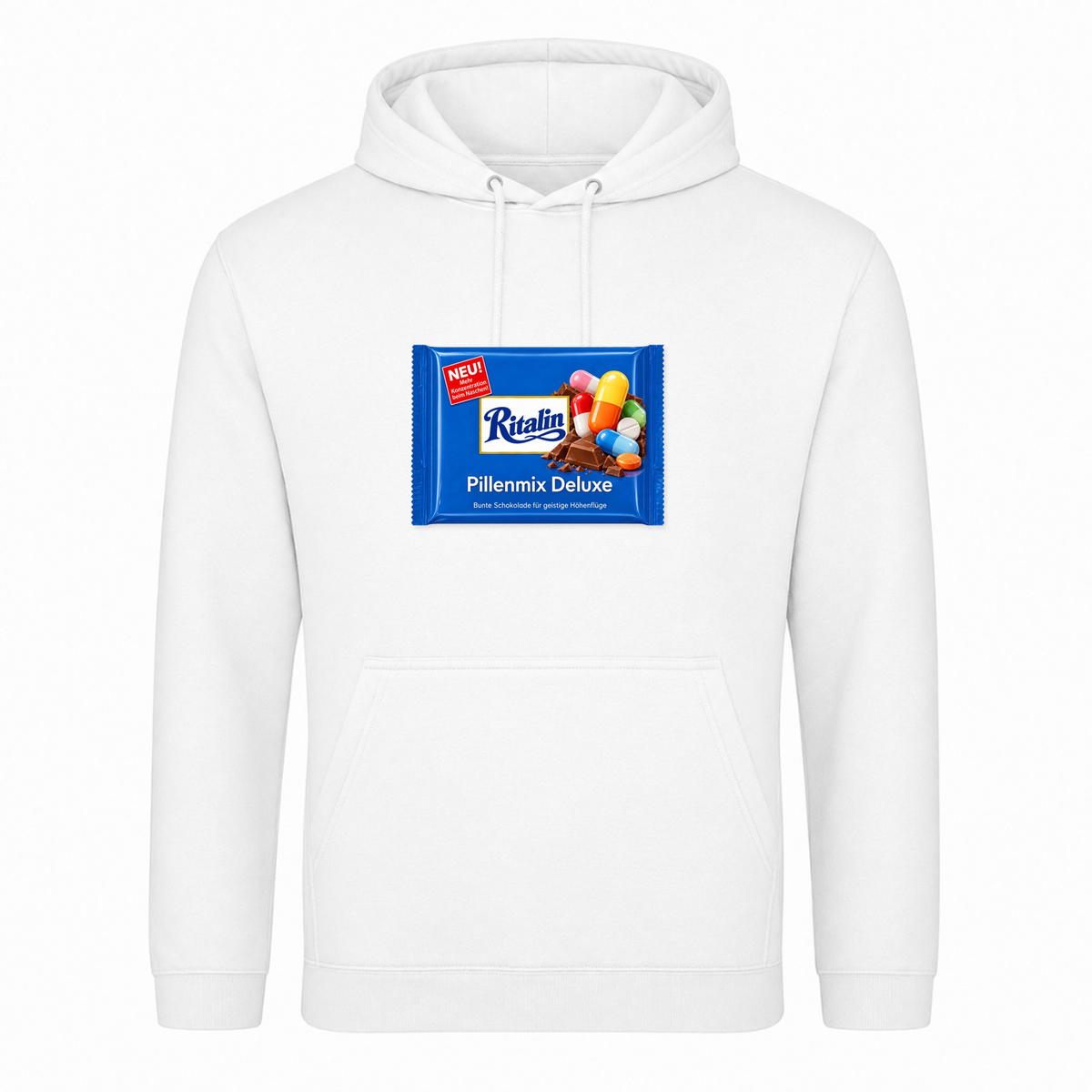 RitalinSchoko - Hoodie - Weiß