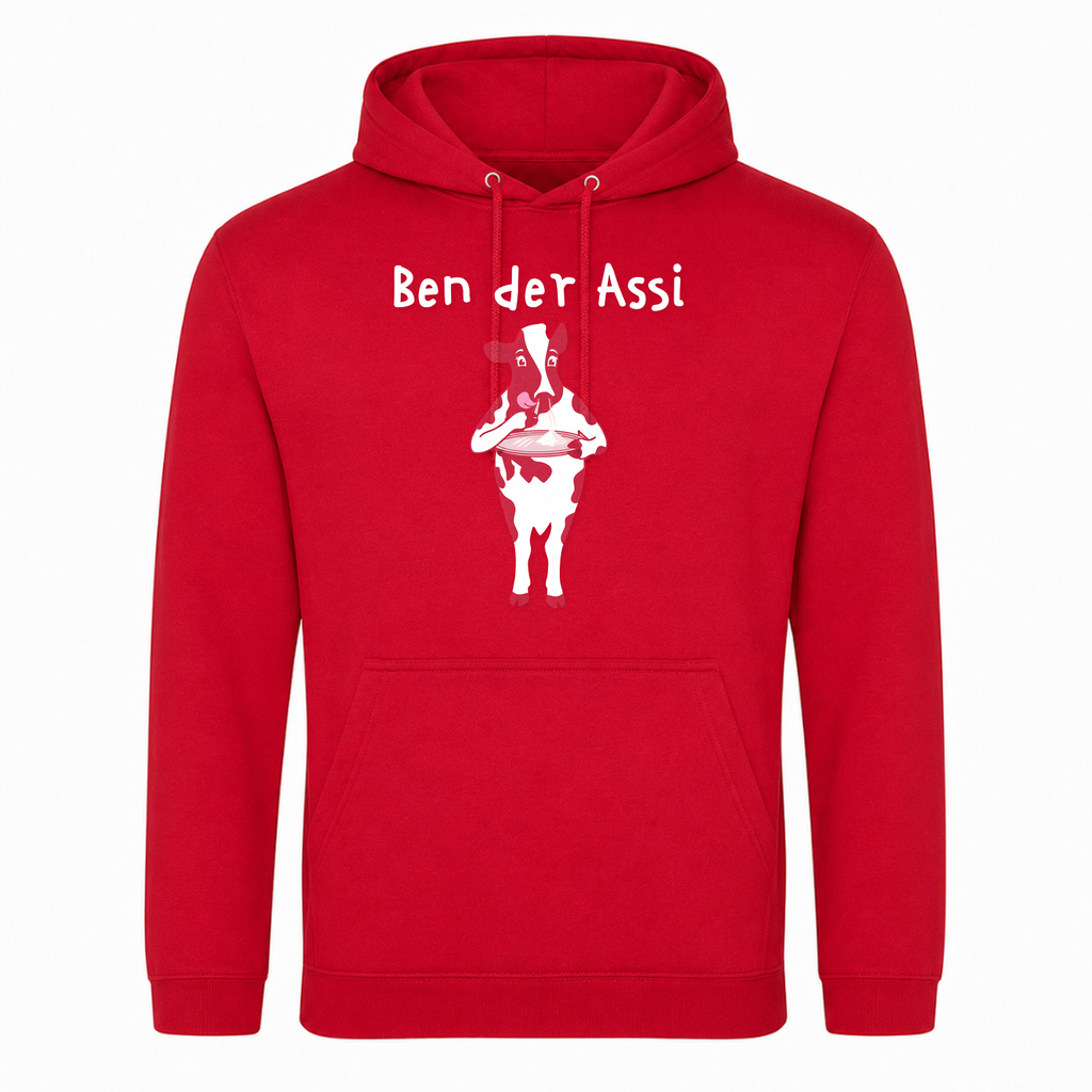 Ben der Assi - T-Shirt College Hoodie - rot