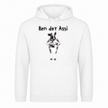 Ben der Assi - T-Shirt College Hoodie - Weiß