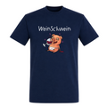 WeinSchwein - T-Shirt - French Navy