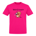 WeinSchwein - T-Shirt - Fuchsia