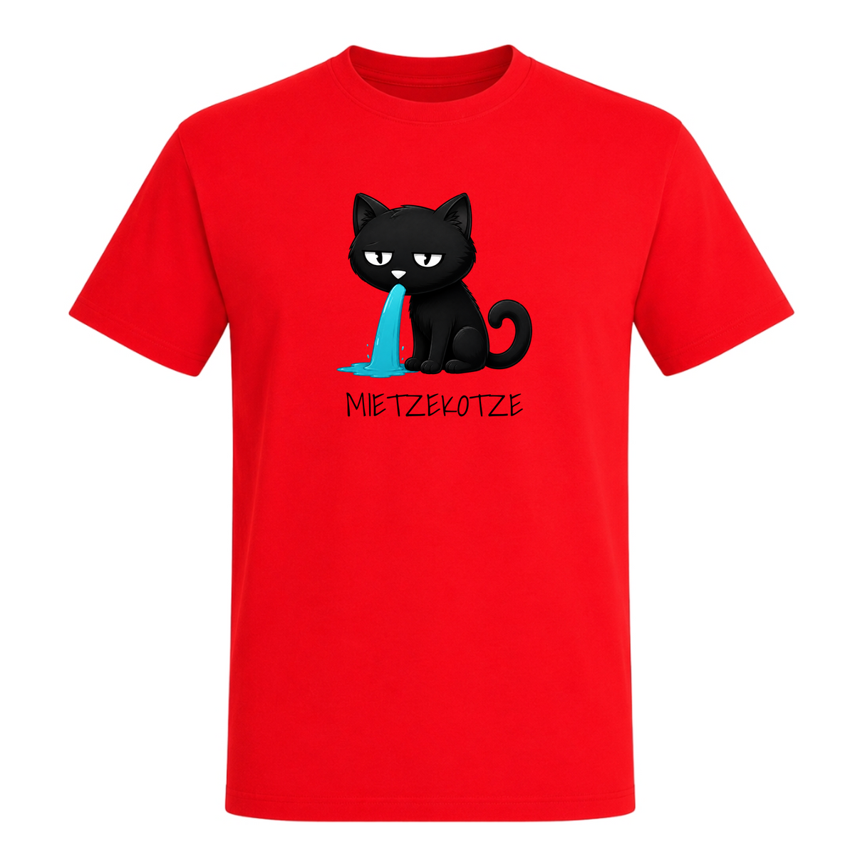 Mietzekotze - T-Shirt - Red