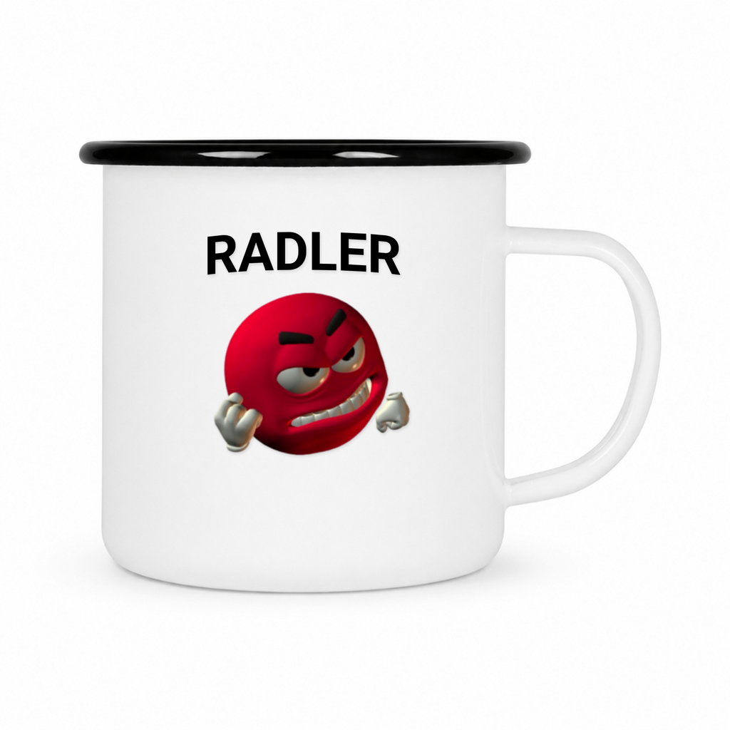 Radler - Tasse - schwarz