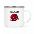 Radler - Tasse - silber