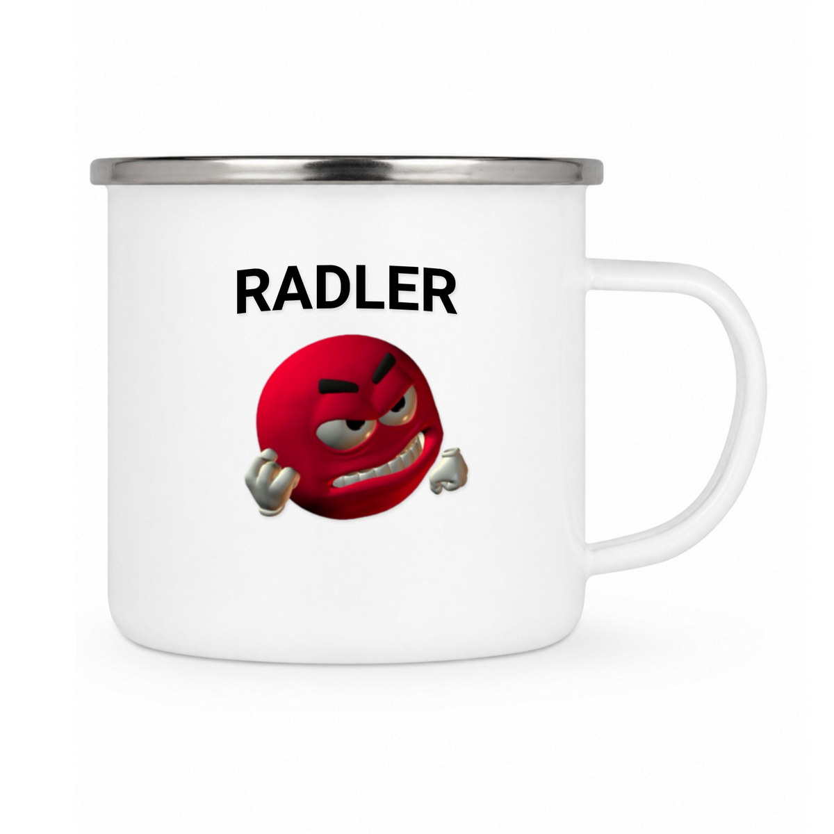 Radler - Tasse - silber