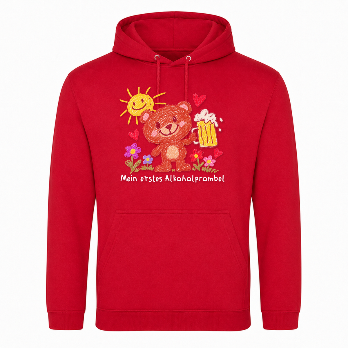 Mein Erstes -  Hoodie - rot