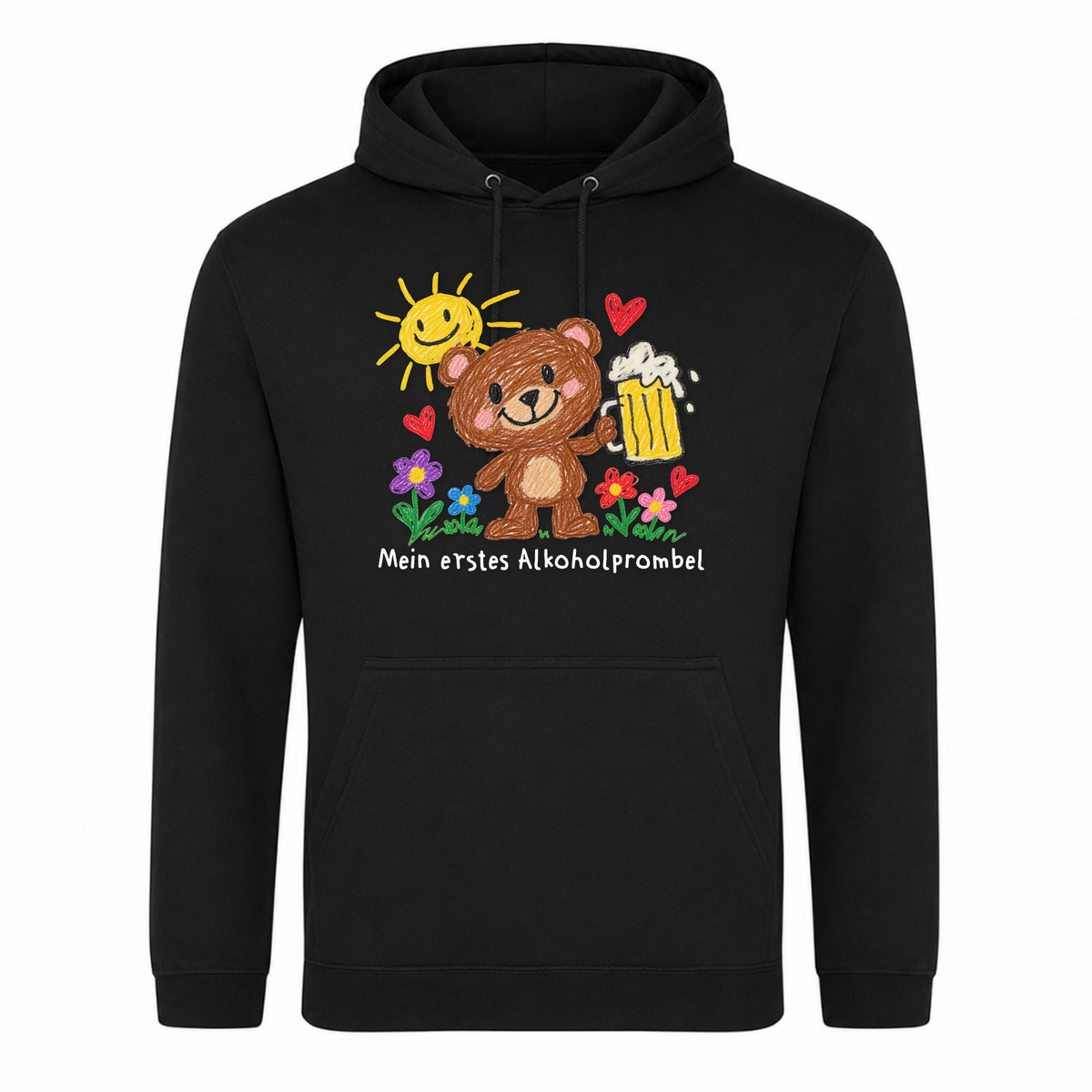 Mein Erstes -  Hoodie - Schwarz