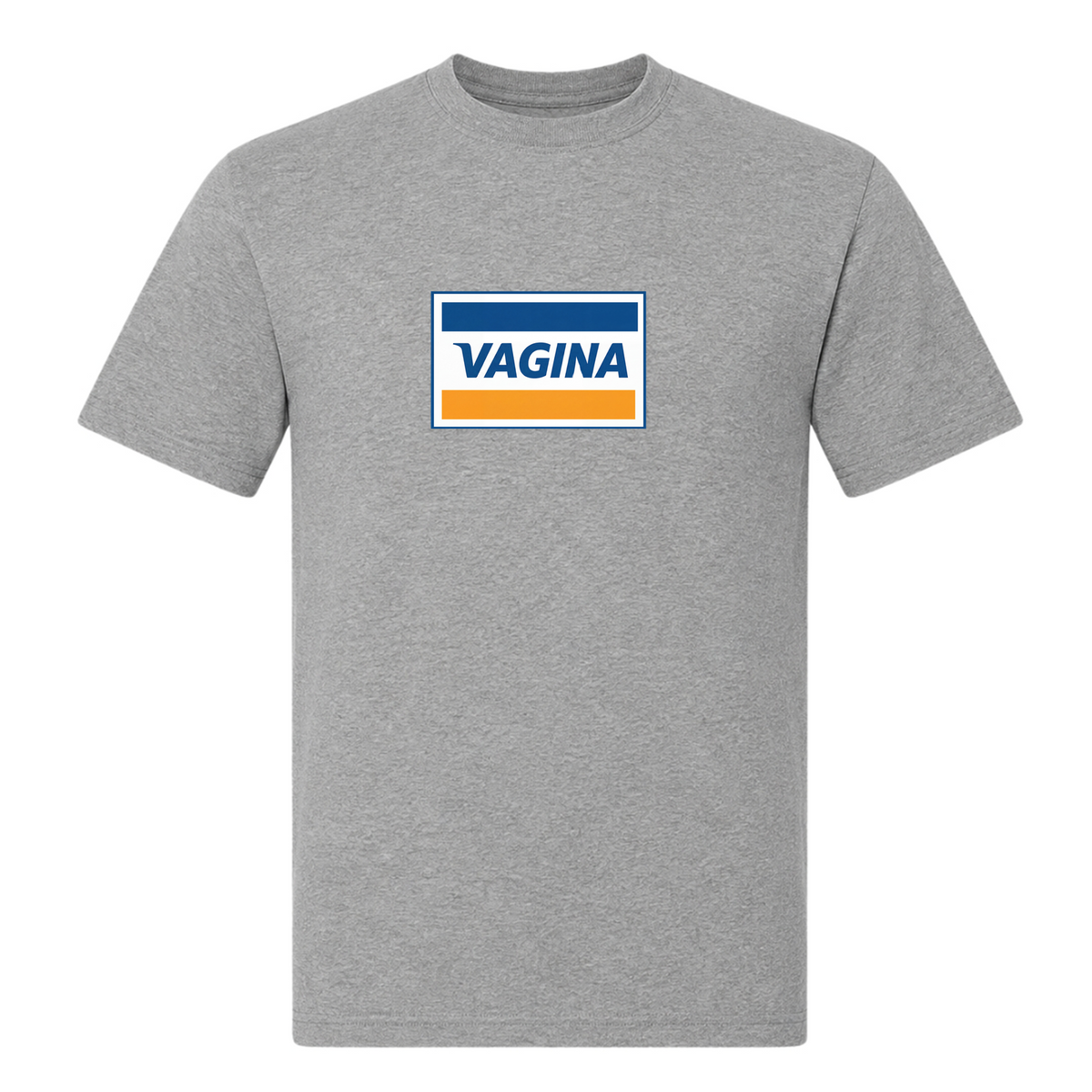 Vagina- T-Shirt - Grey Melange