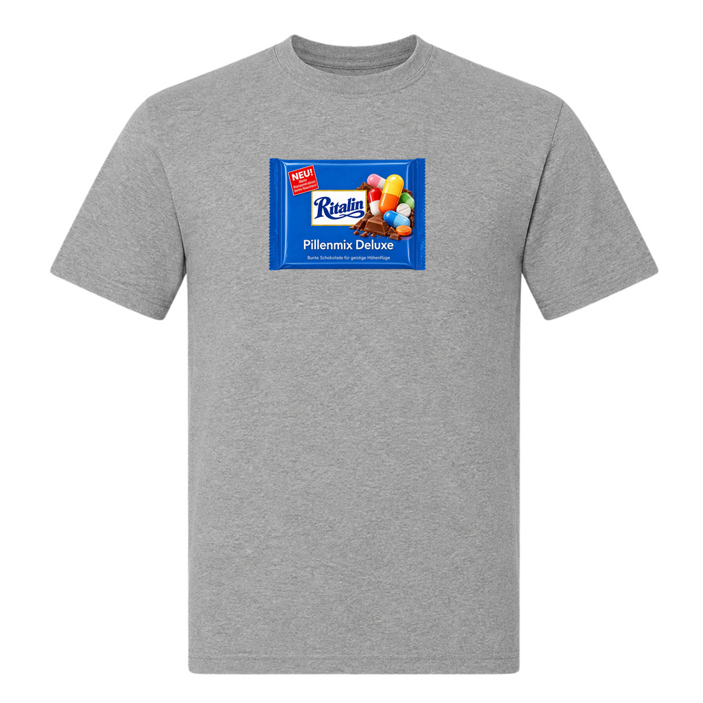 RitalinSchoko - T-Shirt - Grey Melange